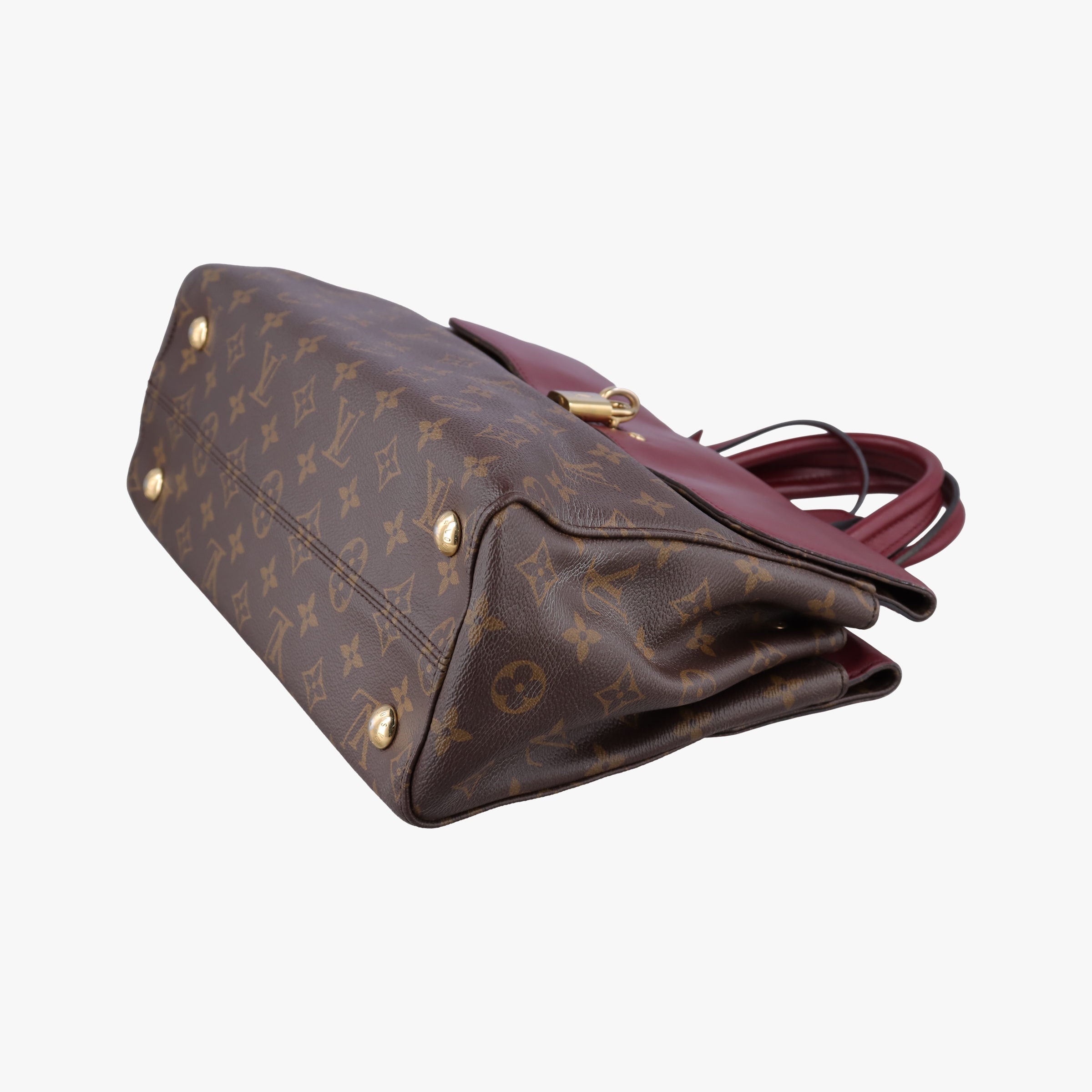 Pre-owned Louis Vuitton Venus brown×RAISIN Monogram Canvas×calf leather M42413 handbag | stylenewstar