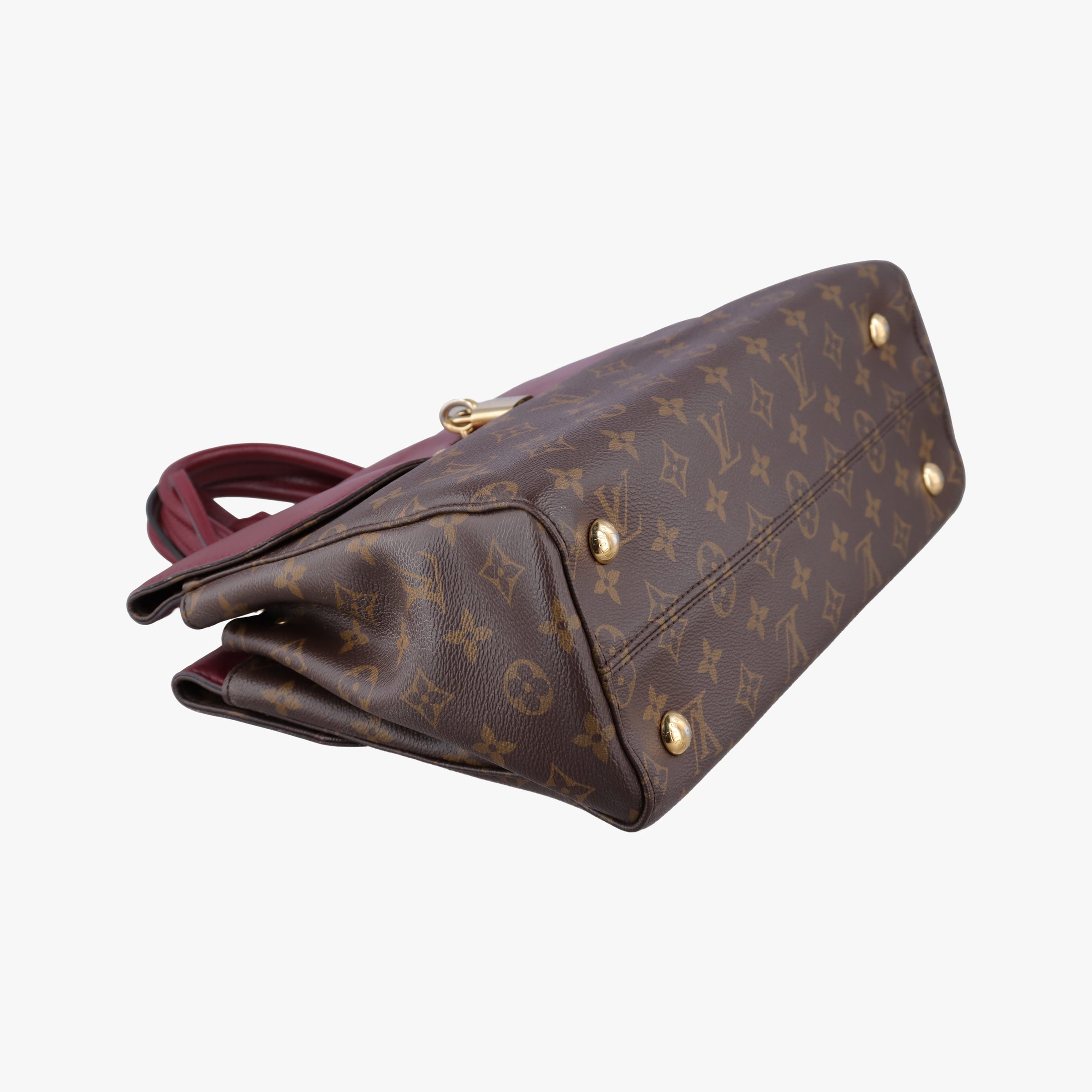 Pre-owned Louis Vuitton Venus brown×RAISIN Monogram Canvas×calf leather M42413 handbag | stylenewstar