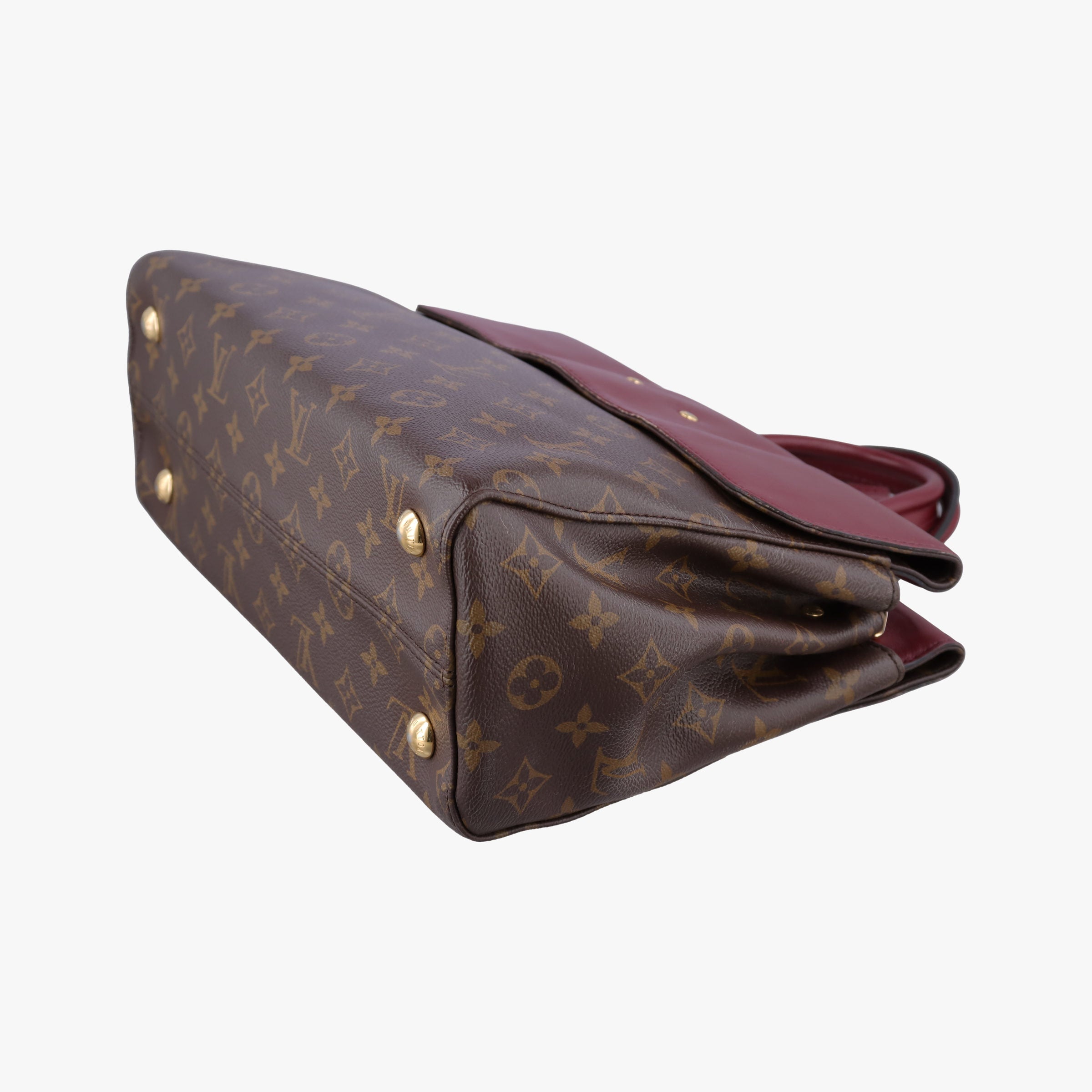 Pre-owned Louis Vuitton Venus brown×RAISIN Monogram Canvas×calf leather M42413 handbag | stylenewstar