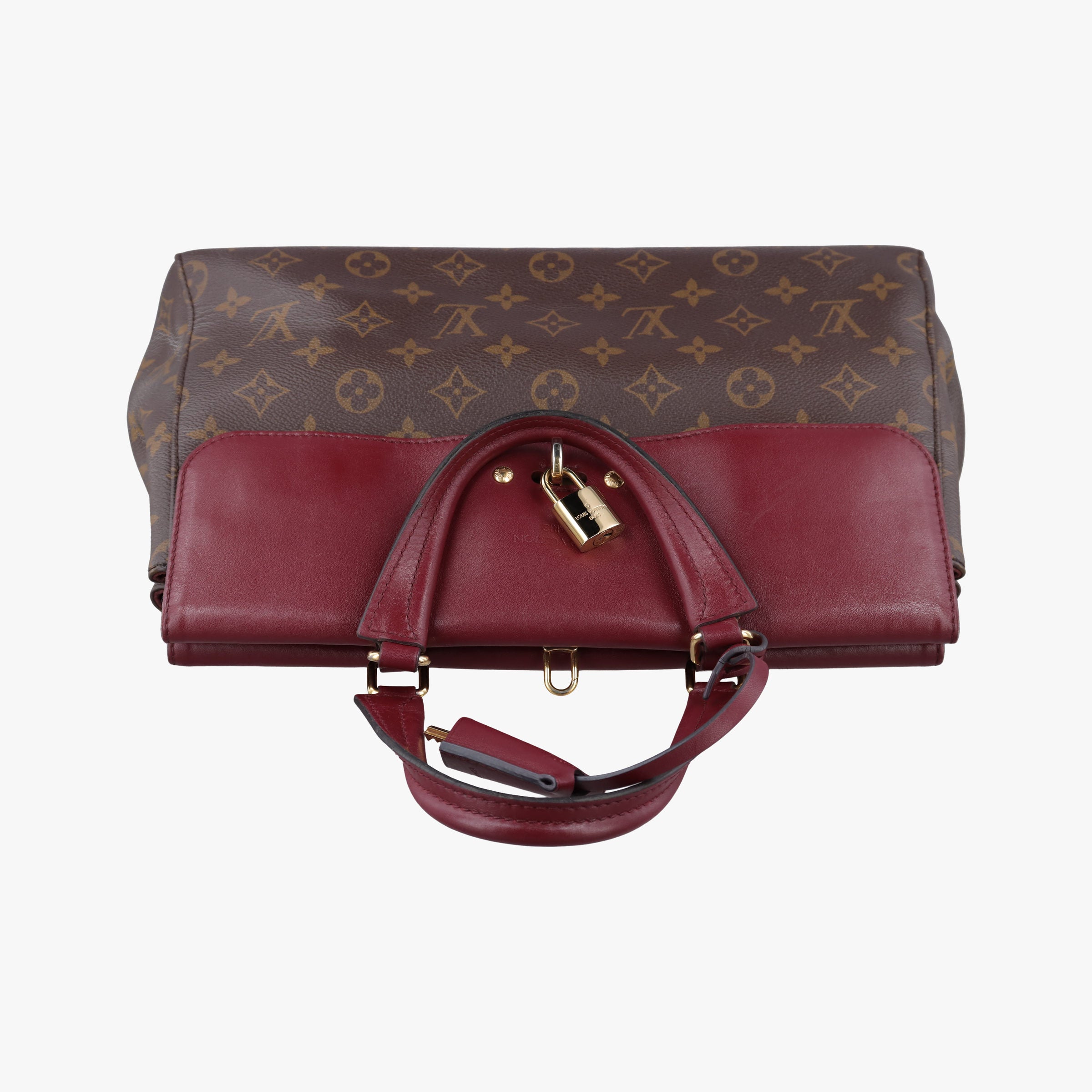 Pre-owned Louis Vuitton Venus brown×RAISIN Monogram Canvas×calf leather M42413 handbag | stylenewstar