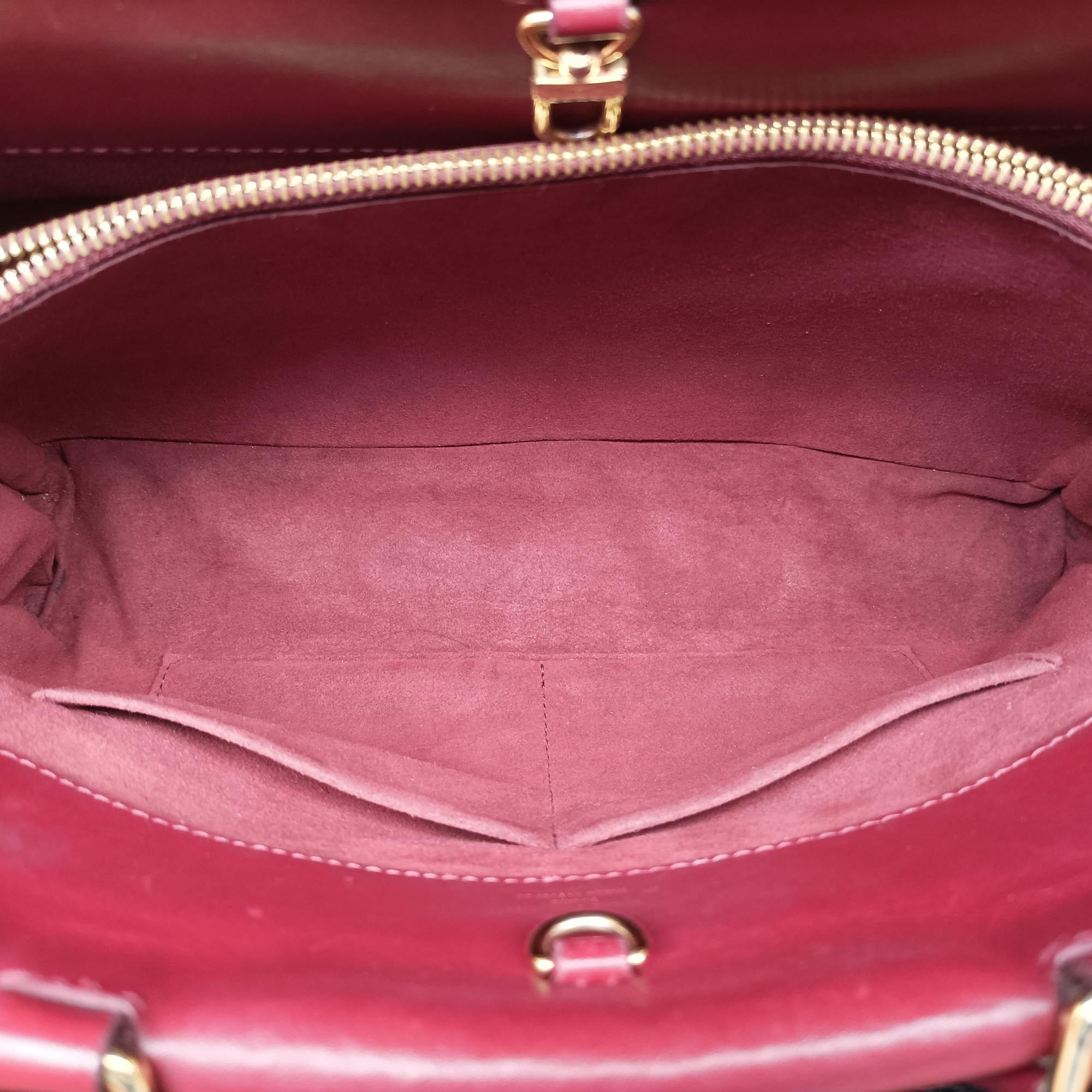 Pre-owned Louis Vuitton Venus brown×RAISIN Monogram Canvas×calf leather M42413 handbag | stylenewstar