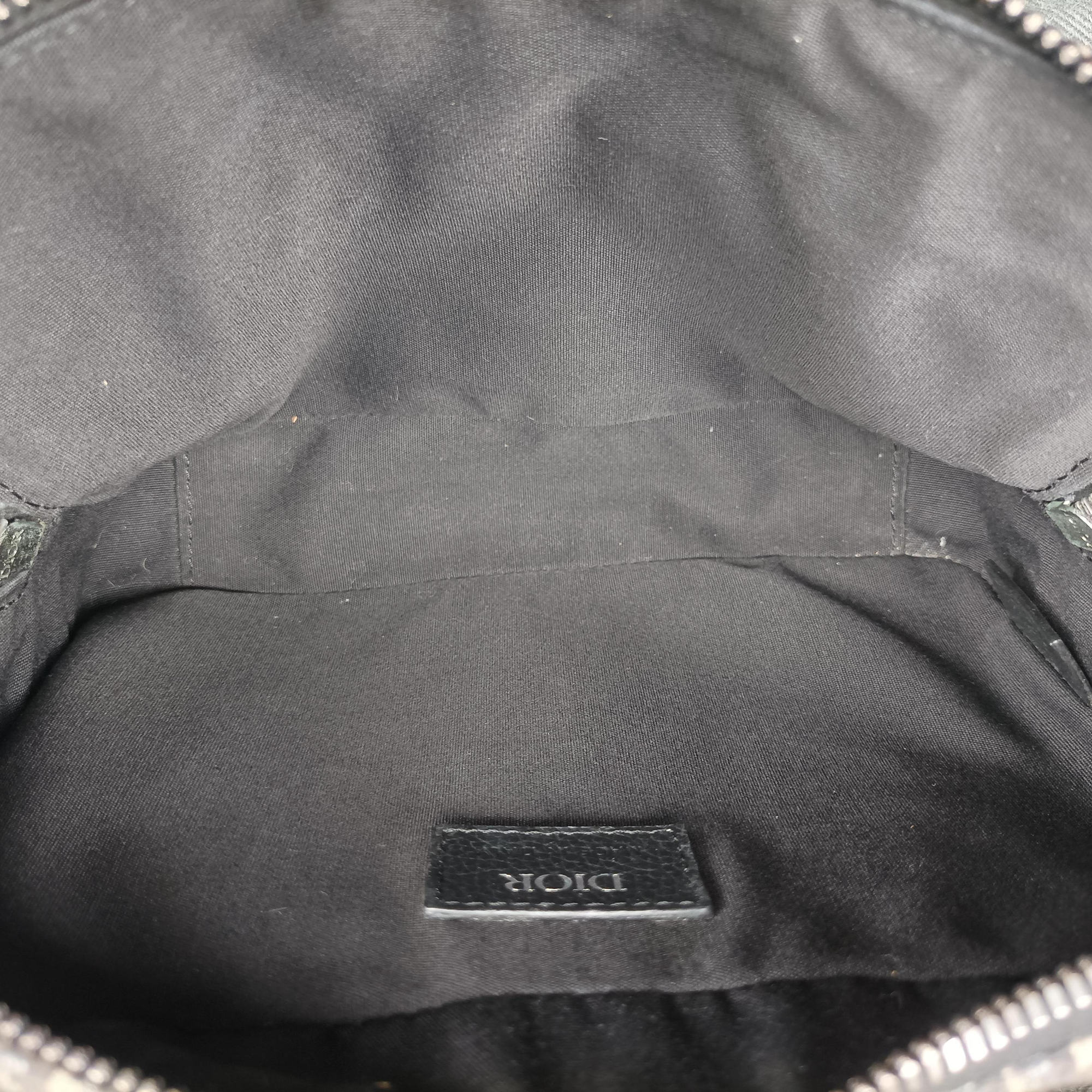 Vintage Christian Dior Safari Oblique Navy×Gray jacquard×Leather  shoulderbag | stylenewstar