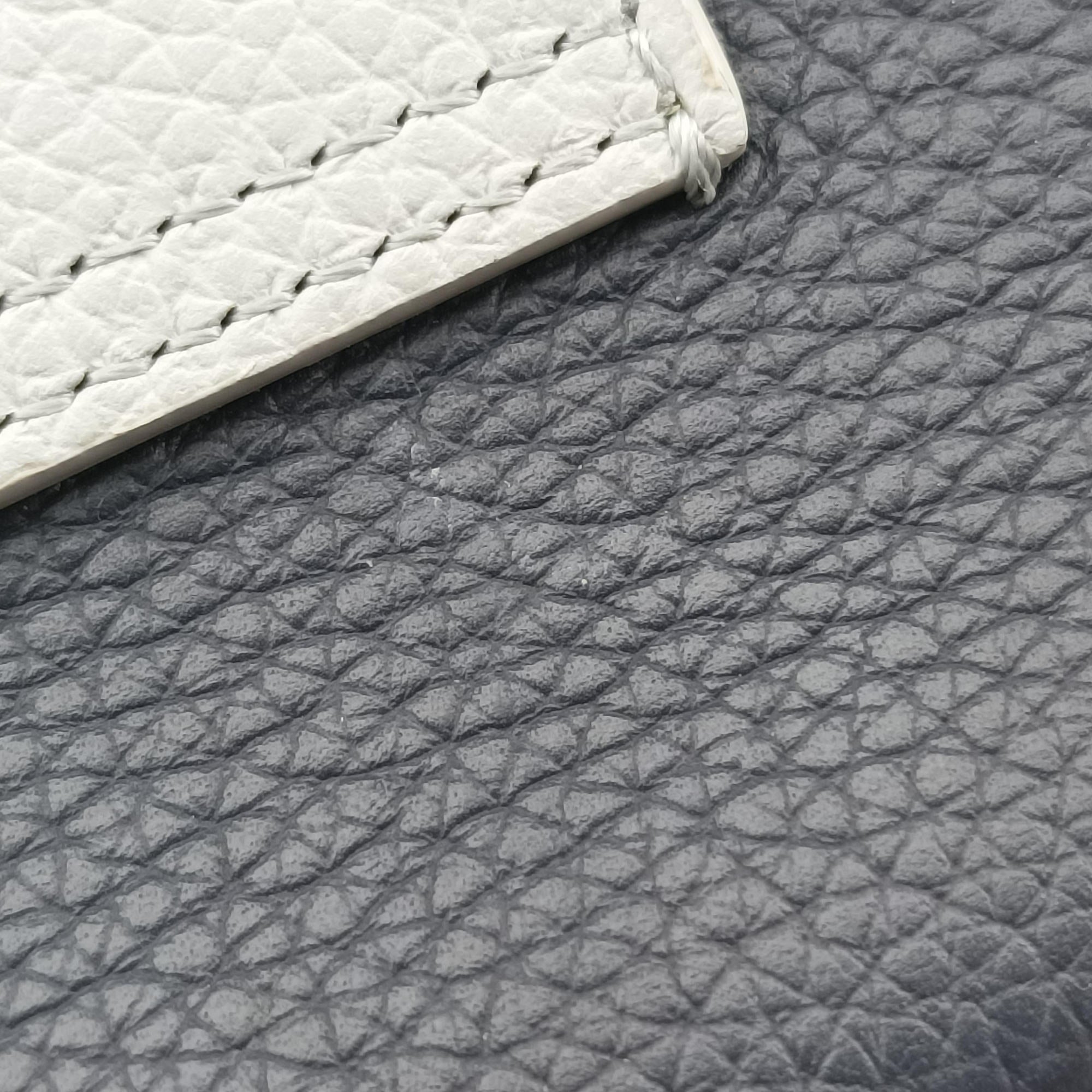 Pre-owned Christian Dior Compact Messenger Navy × Grey Leather  shoulderbag | stylenewstar