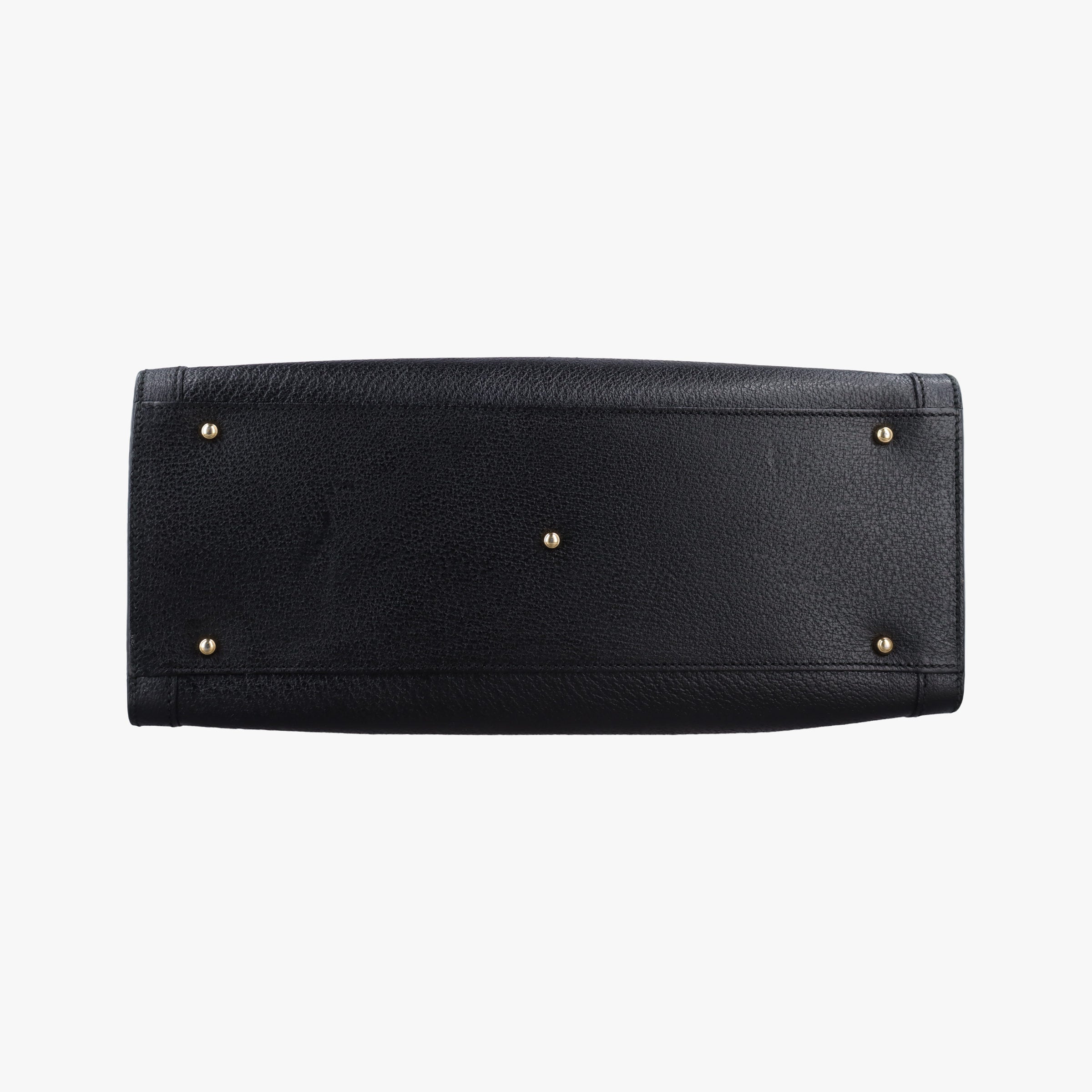 Pre-owned Gucci Bamboo Black Leather 002.28 handbag | stylenewstar