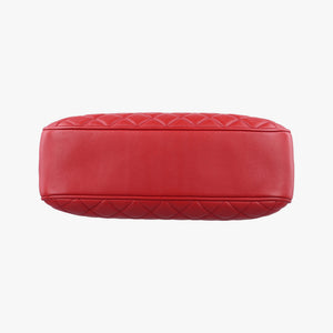 Pre-owned Chanel Matelasse Red lambskin A67618 shoulderbag | stylenewstar