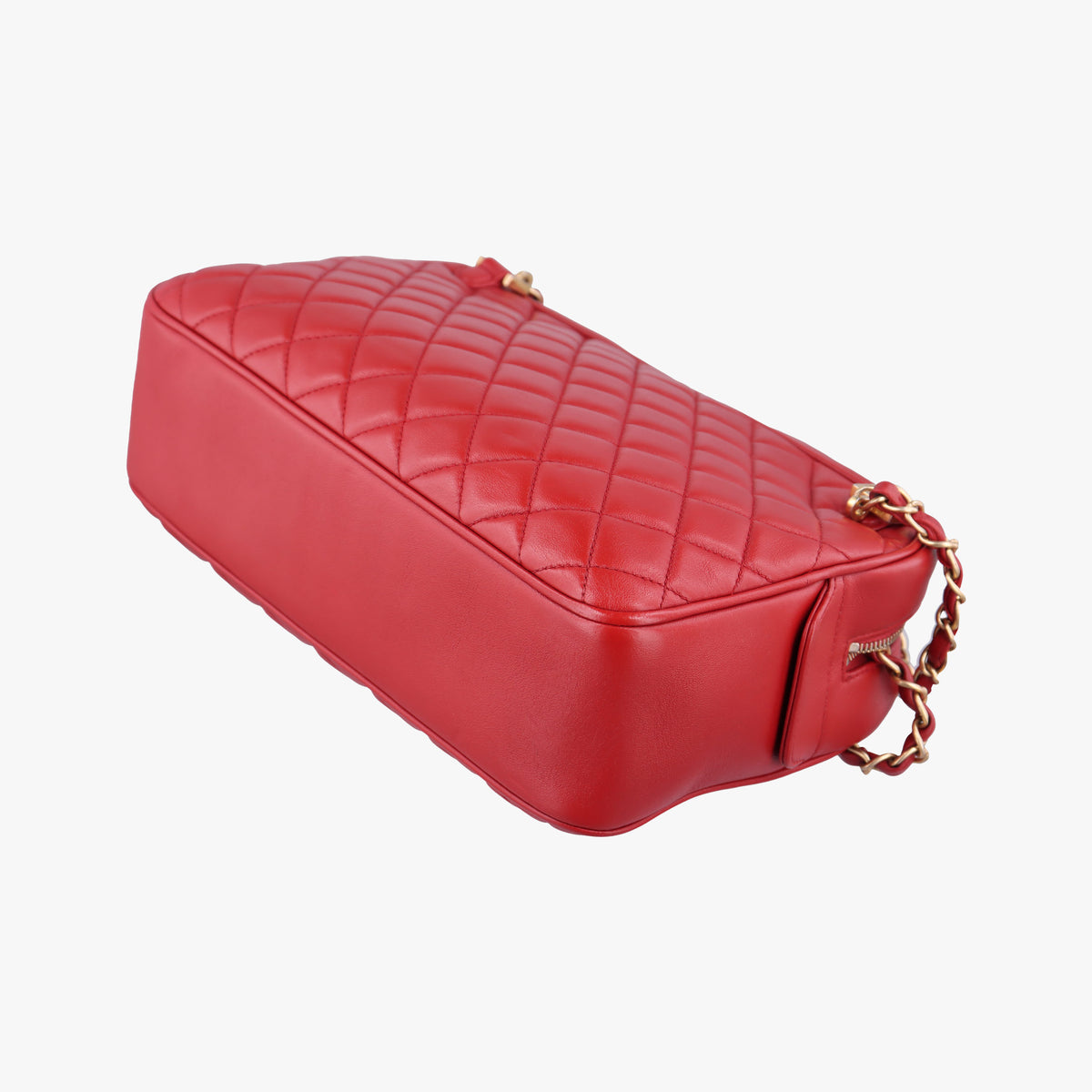 Pre-owned Chanel Matelasse Red lambskin A67618 shoulderbag | stylenewstar