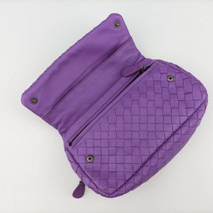 Secondhand Bottega Veneta Intrecciato Purple lambskin  shoulderbag | stylenewstar