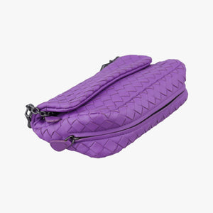 Secondhand Bottega Veneta Intrecciato Purple lambskin  shoulderbag | stylenewstar