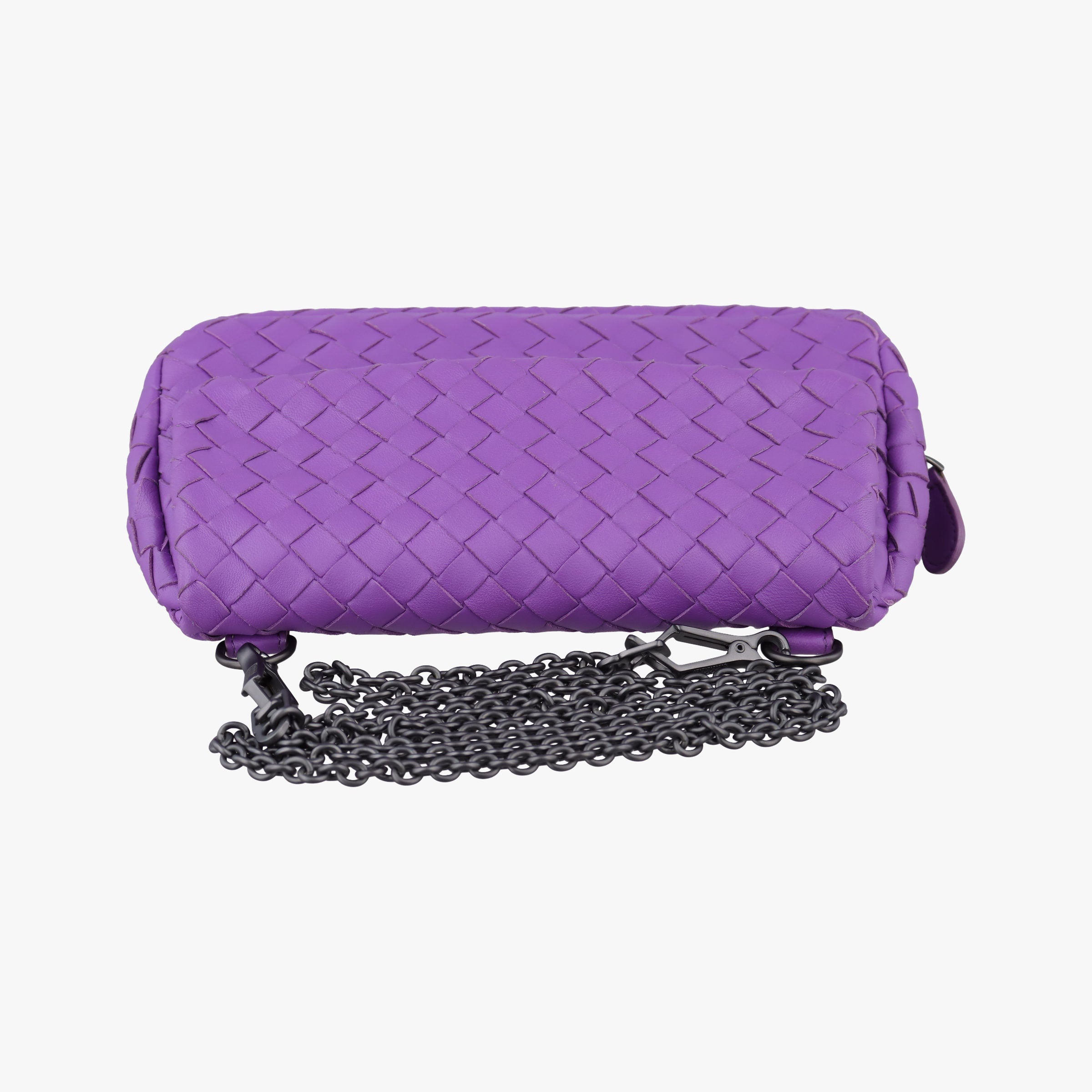 Secondhand Bottega Veneta Intrecciato Purple lambskin  shoulderbag | stylenewstar