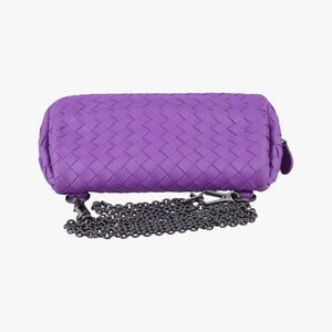 Secondhand Bottega Veneta Intrecciato Purple lambskin  shoulderbag | stylenewstar