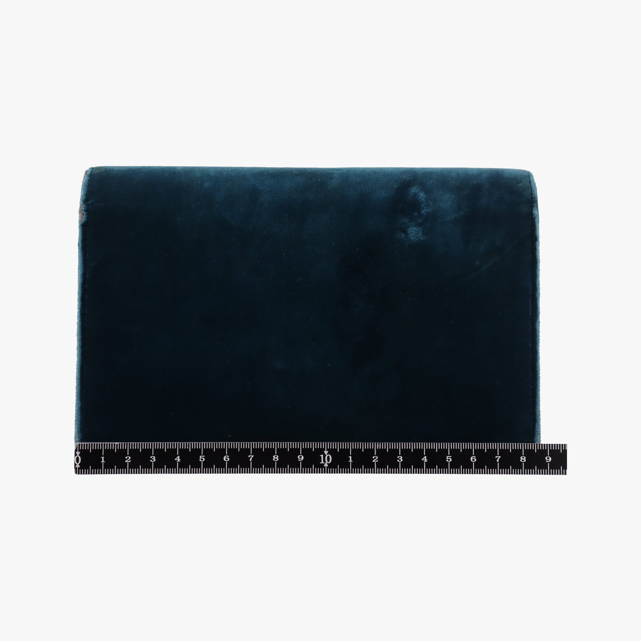 Pre-owned Yves Saint Laurent KATE Green velour 491521 shoulderbag | stylenewstar