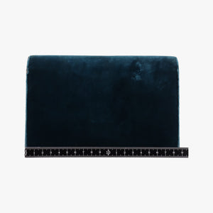 Pre-owned Yves Saint Laurent KATE Green velour 491521 shoulderbag | stylenewstar