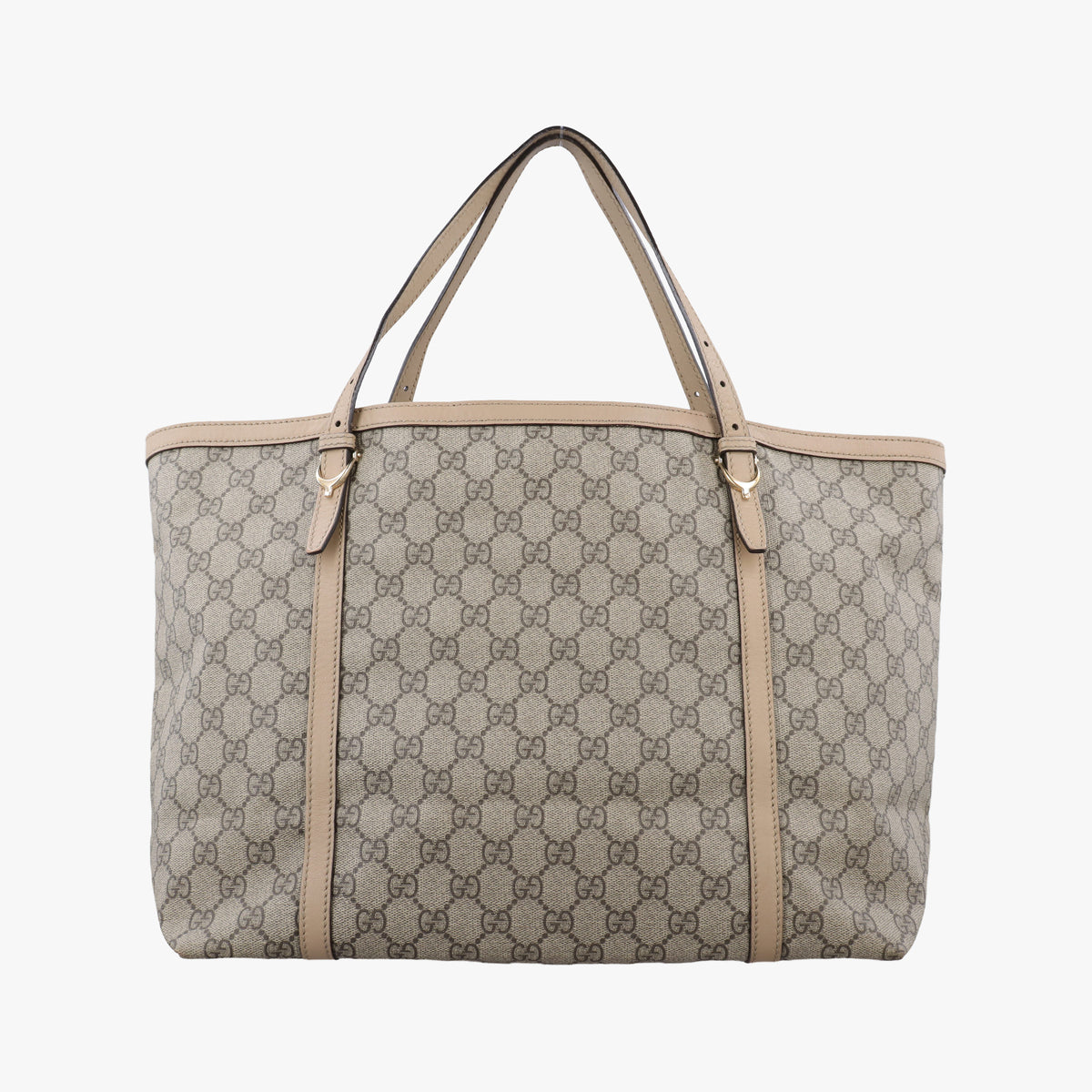 Pre-owned Gucci Microguccissima Beige PVC coated canvas×leather 309613 handbag | stylenewstar