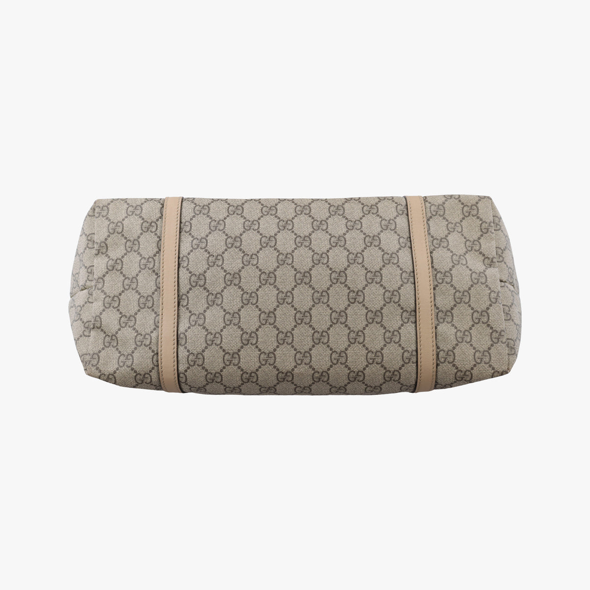 Pre-owned Gucci Microguccissima Beige PVC coated canvas×leather 309613 handbag | stylenewstar