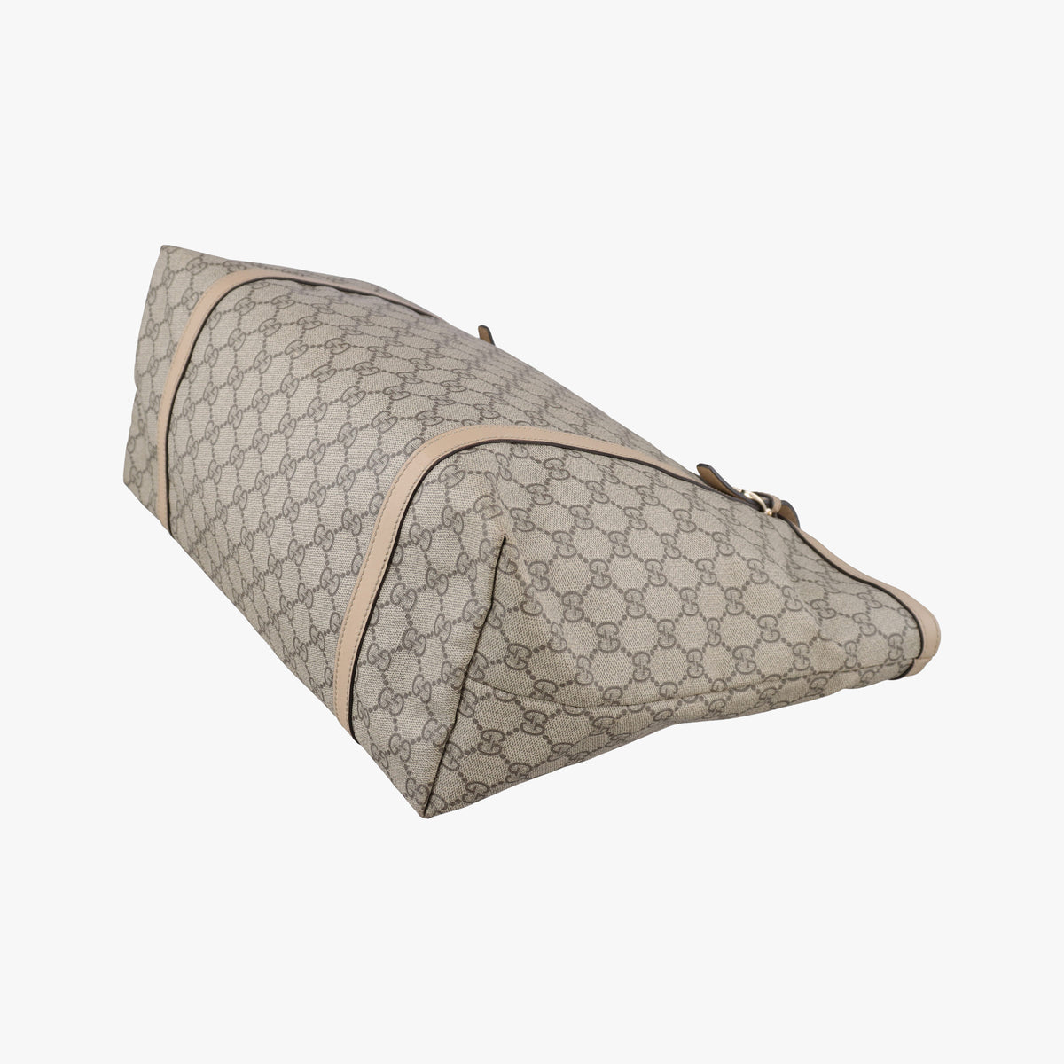 Pre-owned Gucci Microguccissima Beige PVC coated canvas×leather 309613 handbag | stylenewstar