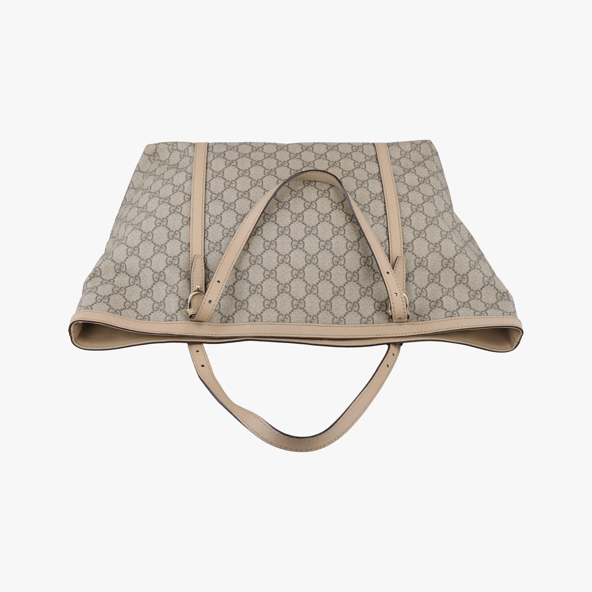 Pre-owned Gucci Microguccissima Beige PVC coated canvas×leather 309613 handbag | stylenewstar