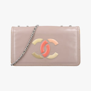 Secondhand Chanel Lipstick Beige Enamel A66936 shoulderbag | stylenewstar