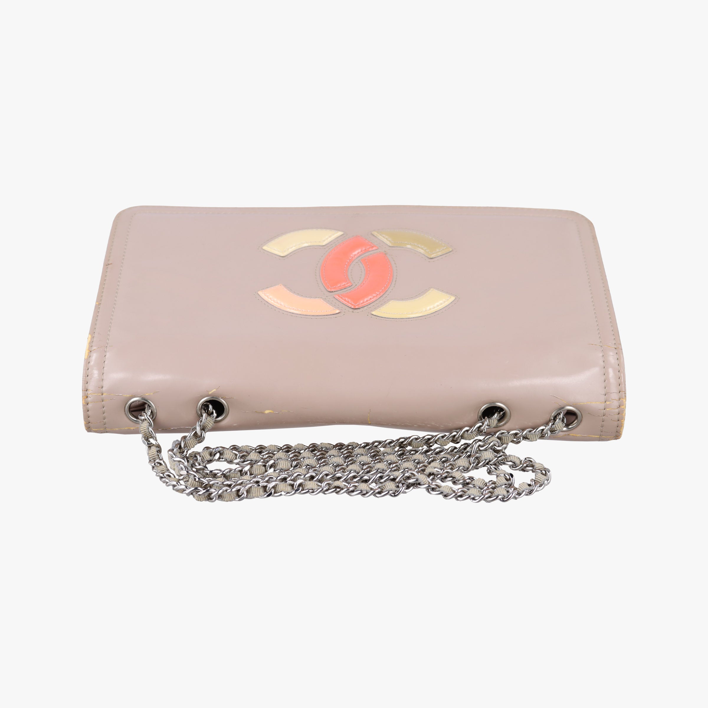 Secondhand Chanel Lipstick Beige Enamel A66936 shoulderbag | stylenewstar