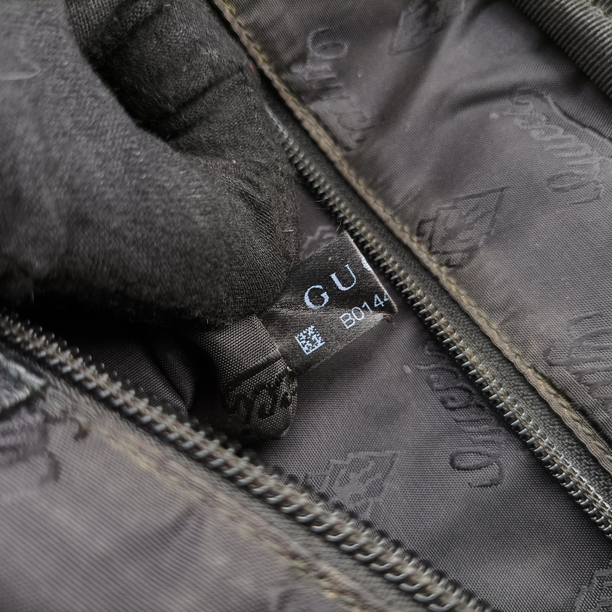 Pre-owned Gucci Diamante Black Leather 208463 handbag | stylenewstar