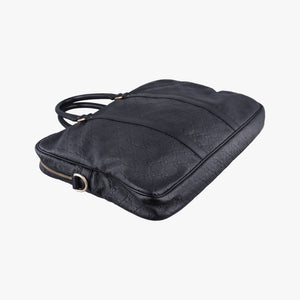 Pre-owned Gucci Diamante Black Leather 208463 handbag | stylenewstar