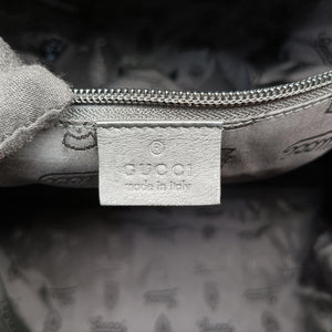 Pre-owned Gucci Diamante Black Leather 208463 handbag | stylenewstar