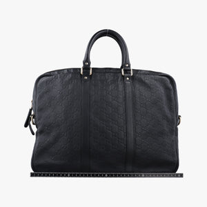 Pre-owned Gucci Diamante Black Leather 208463 handbag | stylenewstar