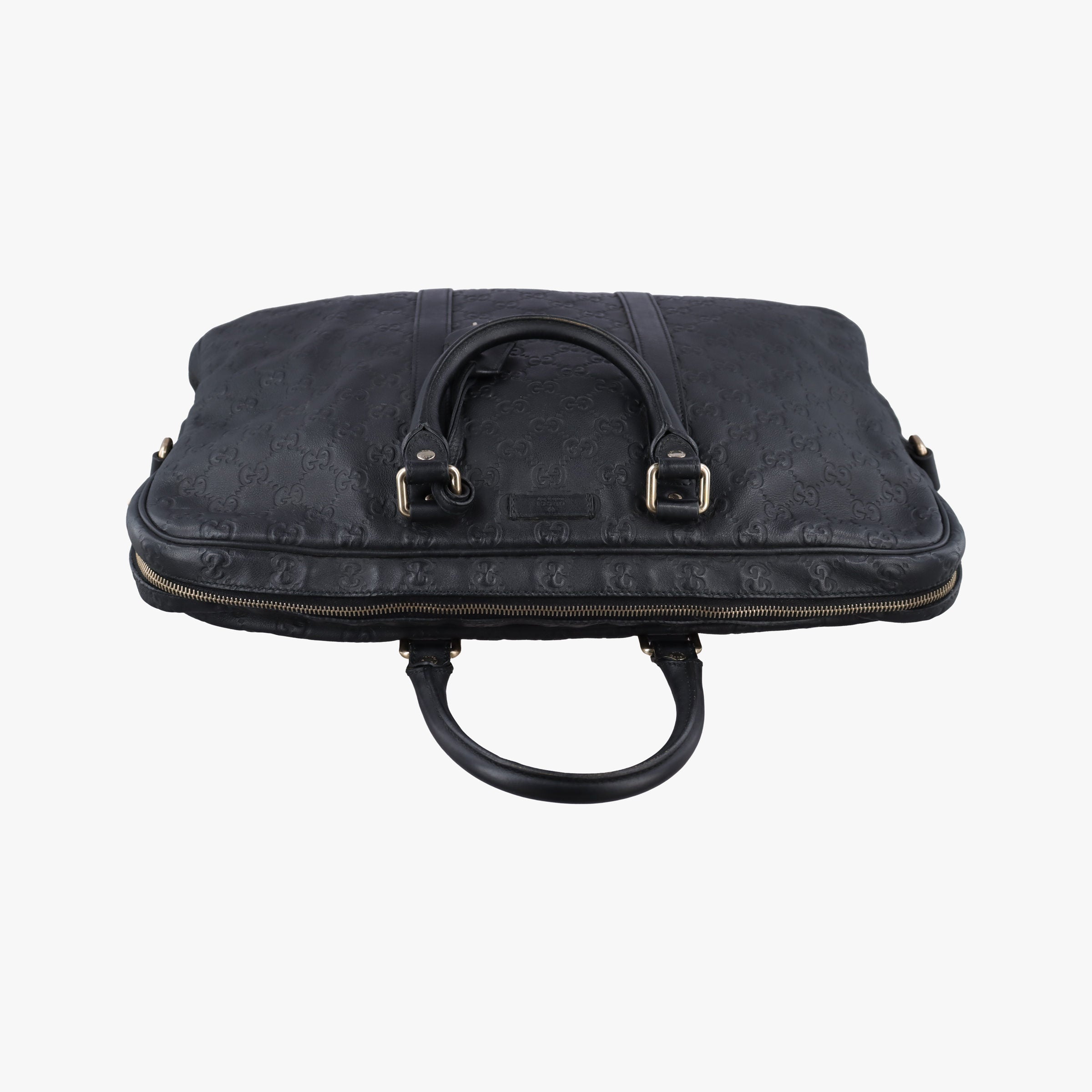 Pre-owned Gucci Diamante Black Leather 208463 handbag | stylenewstar