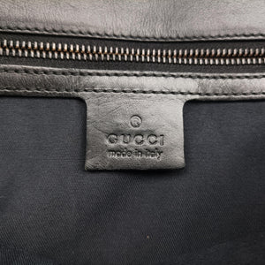 Pre-owned Gucci Horsebit Brown Canvas×Leather 129500 shoulderbag | stylenewstar