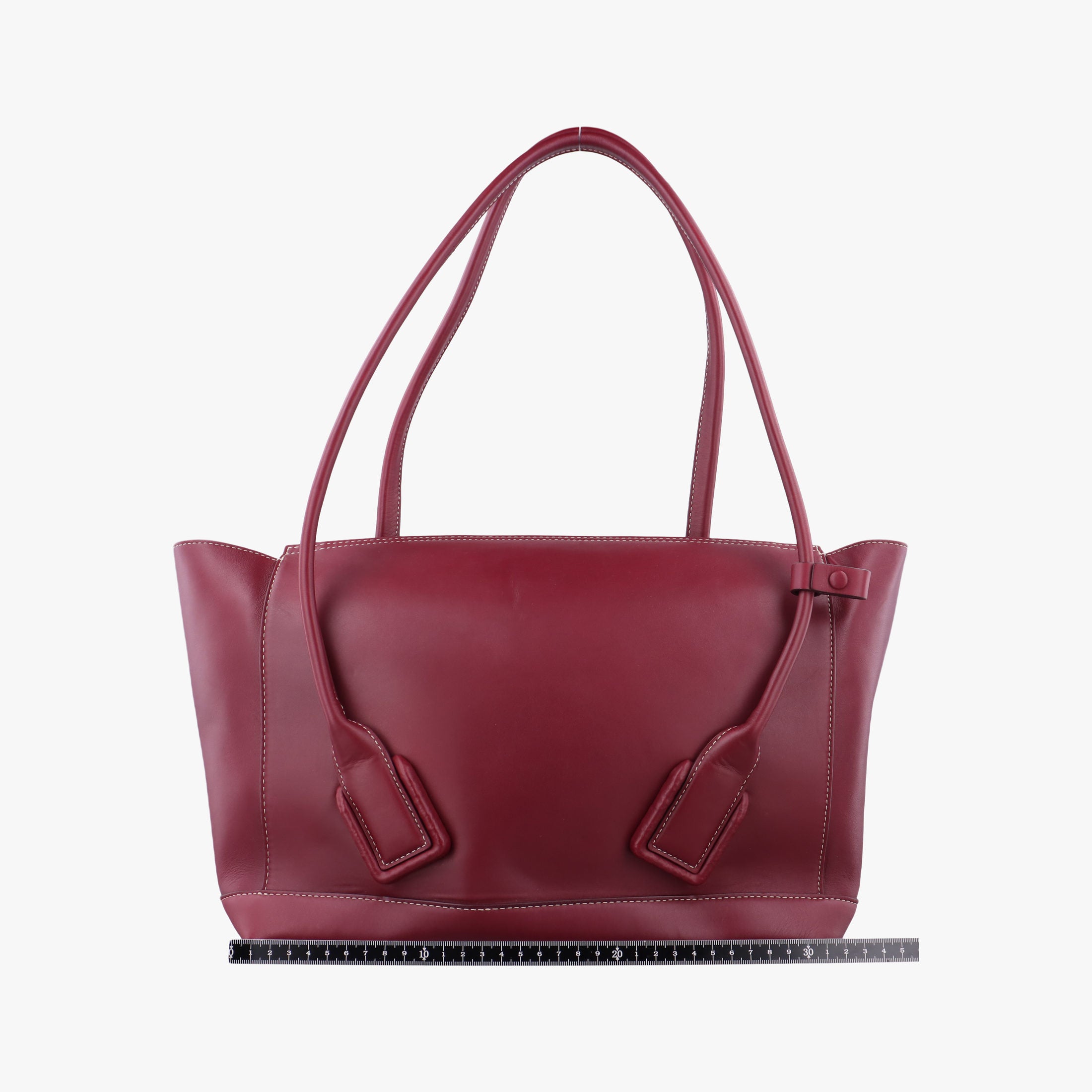 Vintage Bottega Veneta Arco Burgundy Leather  shoulderbag | stylenewstar