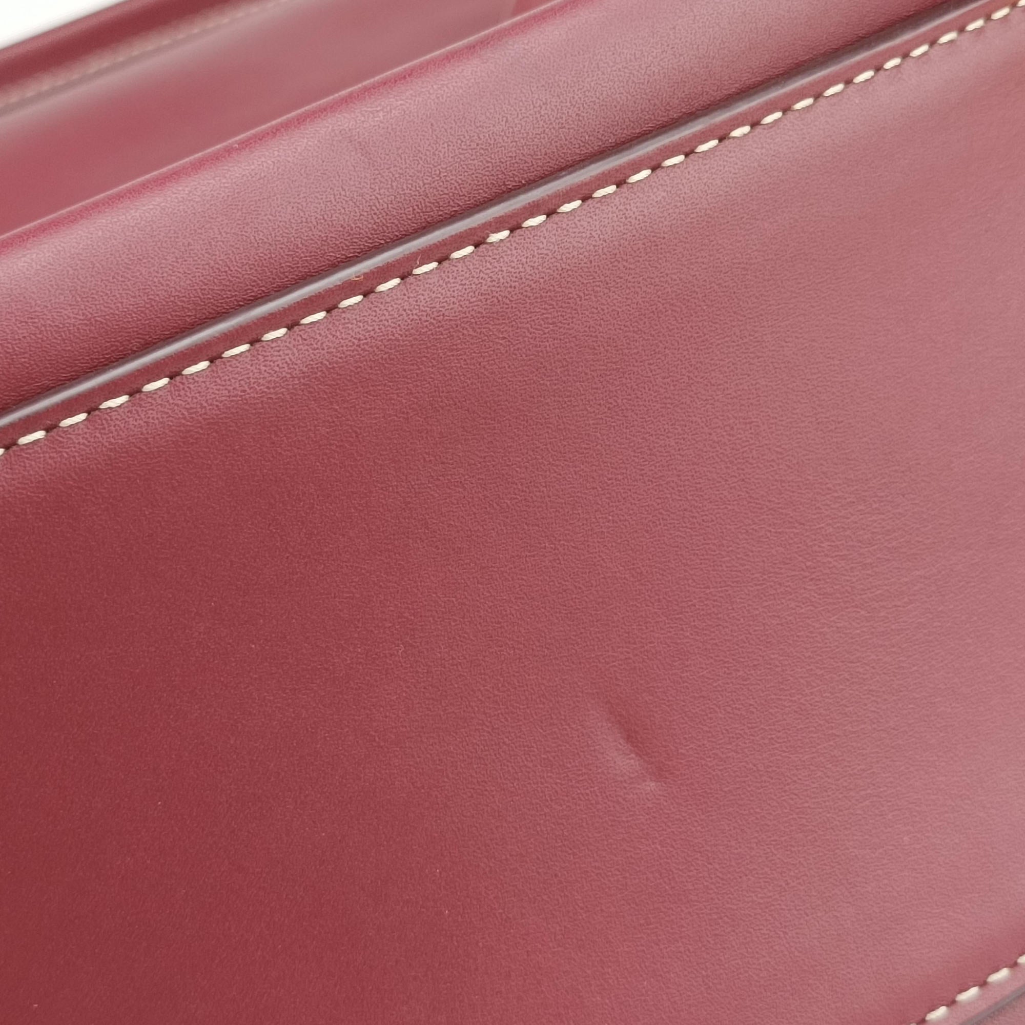 Vintage Bottega Veneta Arco Burgundy Leather  shoulderbag | stylenewstar