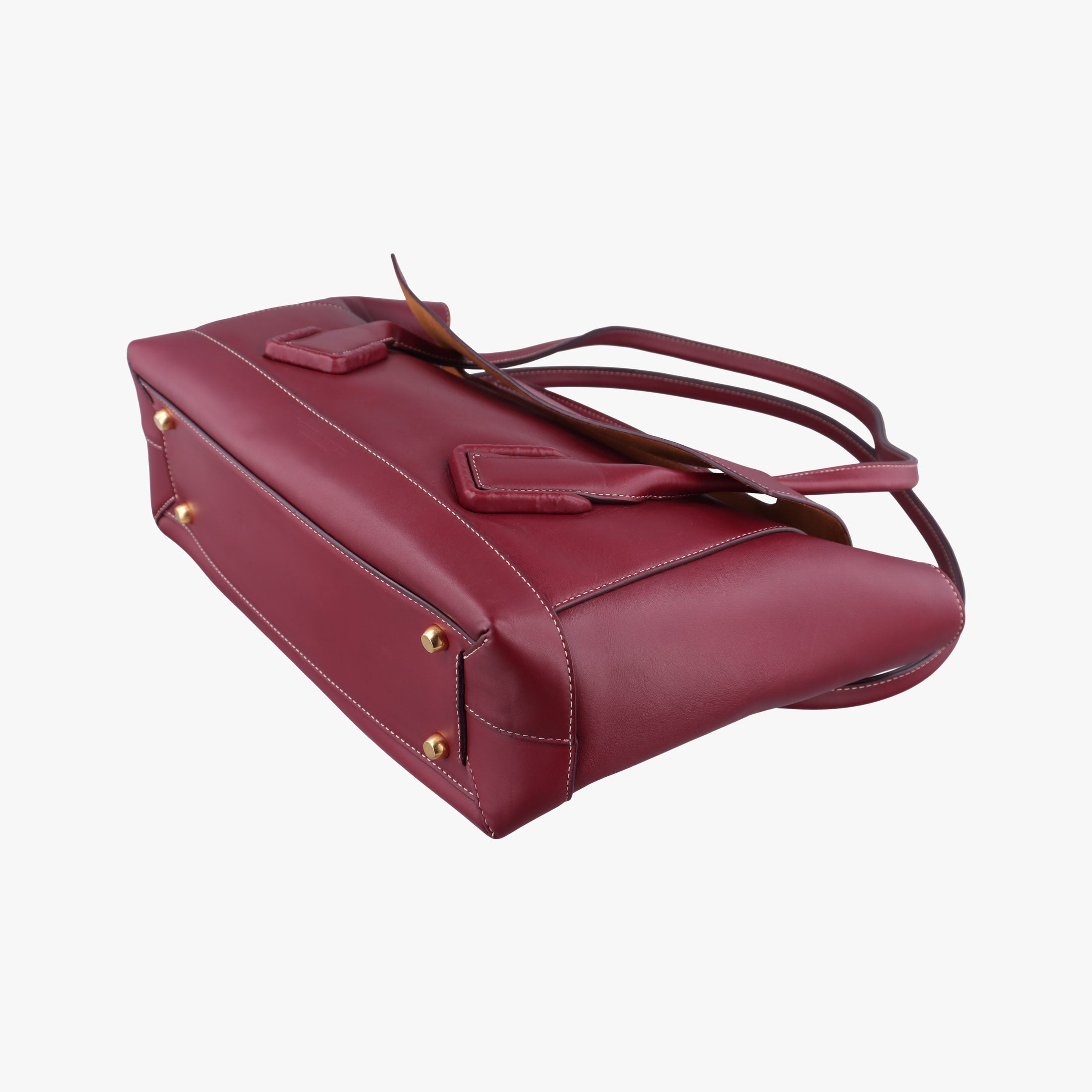 Vintage Bottega Veneta Arco Burgundy Leather  shoulderbag | stylenewstar