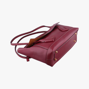 Vintage Bottega Veneta Arco Burgundy Leather  shoulderbag | stylenewstar