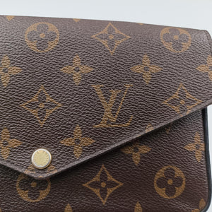 Pre-owned Louis Vuitton Pochette Felicie Brown Monogram Canvas M61276 shoulderbag | stylenewstar