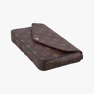 Pre-owned Louis Vuitton Pochette Felicie Brown Monogram Canvas M61276 shoulderbag | stylenewstar