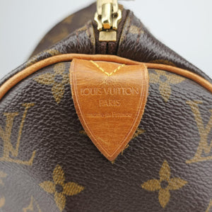 Vintage Louis Vuitton Speedy 30 BROWN Monogram Canvas M41526 handbag | stylenewstar
