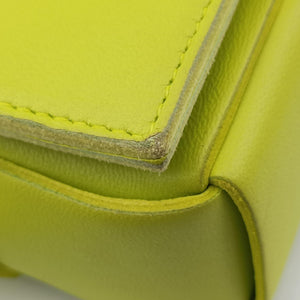 Pre-owned Bottega Veneta cassette Green lambskin  shoulderbag | stylenewstar