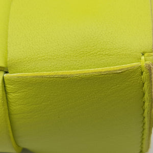 Pre-owned Bottega Veneta cassette Green lambskin  shoulderbag | stylenewstar