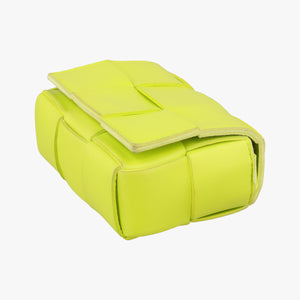 Pre-owned Bottega Veneta cassette Green lambskin  shoulderbag | stylenewstar