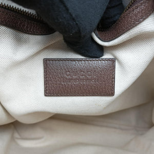 Pre-owned Gucci GG Supreme Bee Multicolour PVC coated canvas × suede 450950 shoulderbag | stylenewstar