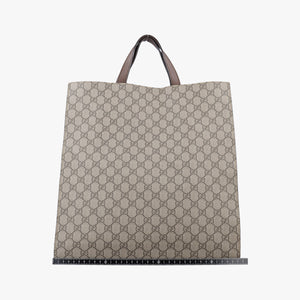 Pre-owned Gucci GG Supreme Bee Multicolour PVC coated canvas × suede 450950 shoulderbag | stylenewstar