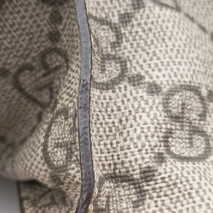 Pre-owned Gucci GG Supreme Bee Multicolour PVC coated canvas × suede 450950 shoulderbag | stylenewstar