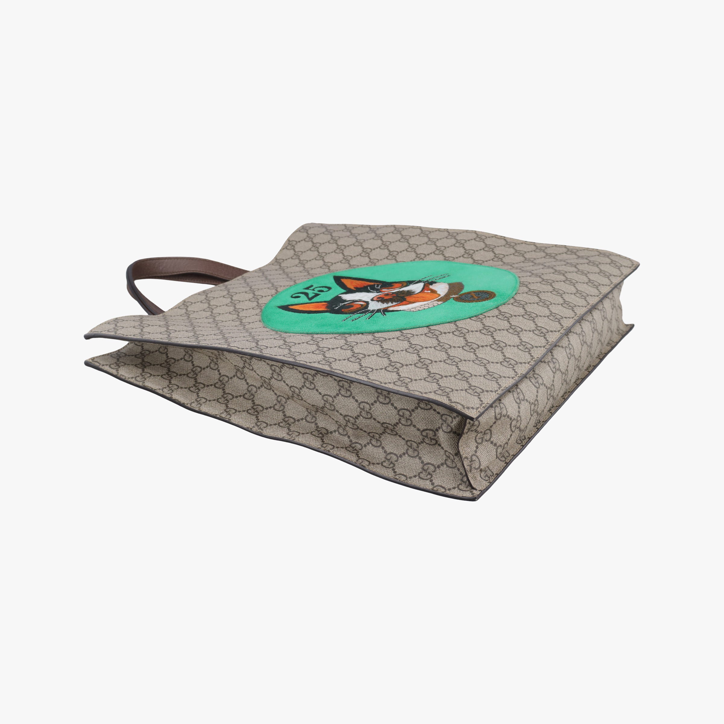 Pre-owned Gucci GG Supreme Bee Multicolour PVC coated canvas × suede 450950 shoulderbag | stylenewstar