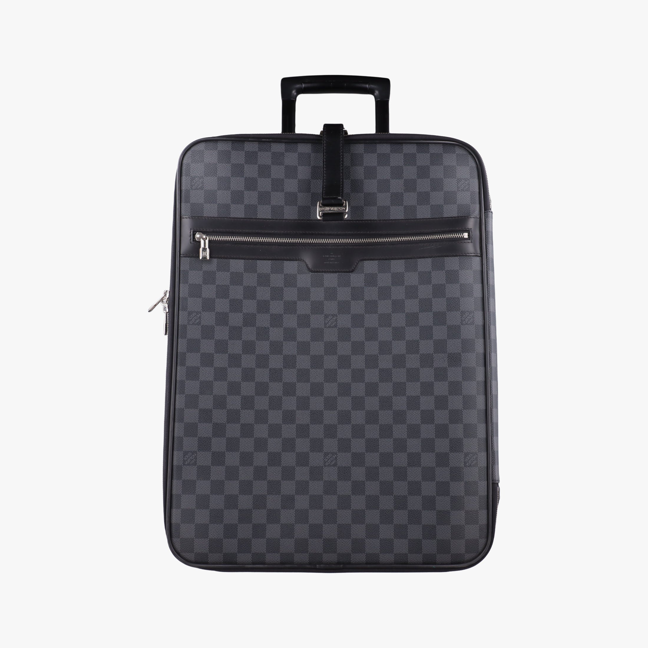 Pre-owned Louis Vuitton PEGASE 55 Noir Damier Graphite N23299 suitcase | stylenewstar