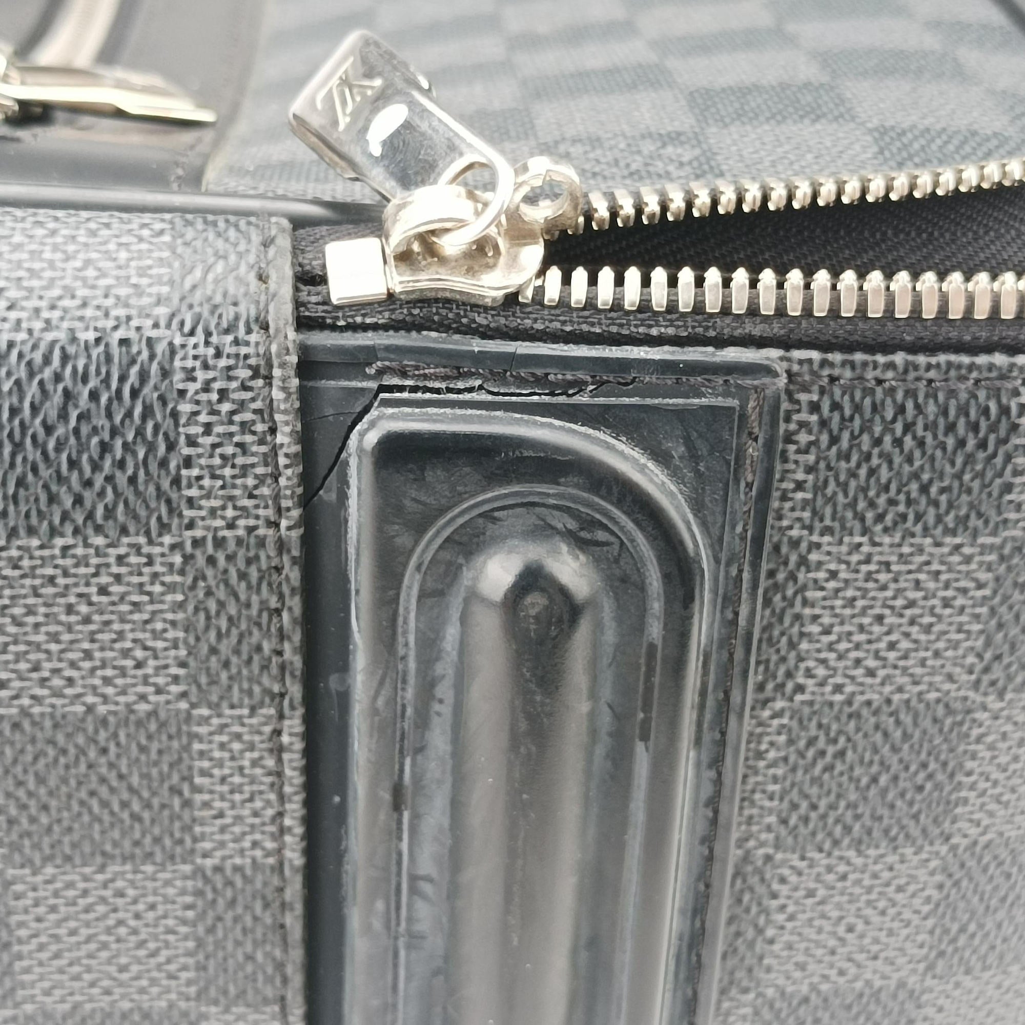 Pre-owned Louis Vuitton PEGASE 55 Noir Damier Graphite N23299 suitcase | stylenewstar