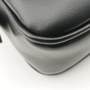 Secondhand Miu Miu Logo belt Black leather  bum bag/waist bag | stylenewstar