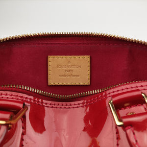 Pre-owned Louis Vuitton Alma BB pomme d'amour Vernis M91606 shoulderbag | stylenewstar