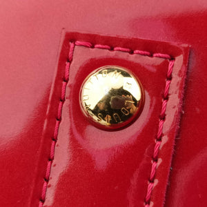 Pre-owned Louis Vuitton Alma BB pomme d'amour Vernis M91606 shoulderbag | stylenewstar