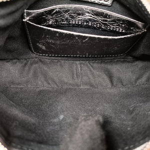 Pre-owned Balenciaga Le Cagole mini Silver lambskin  shoulderbag | stylenewstar