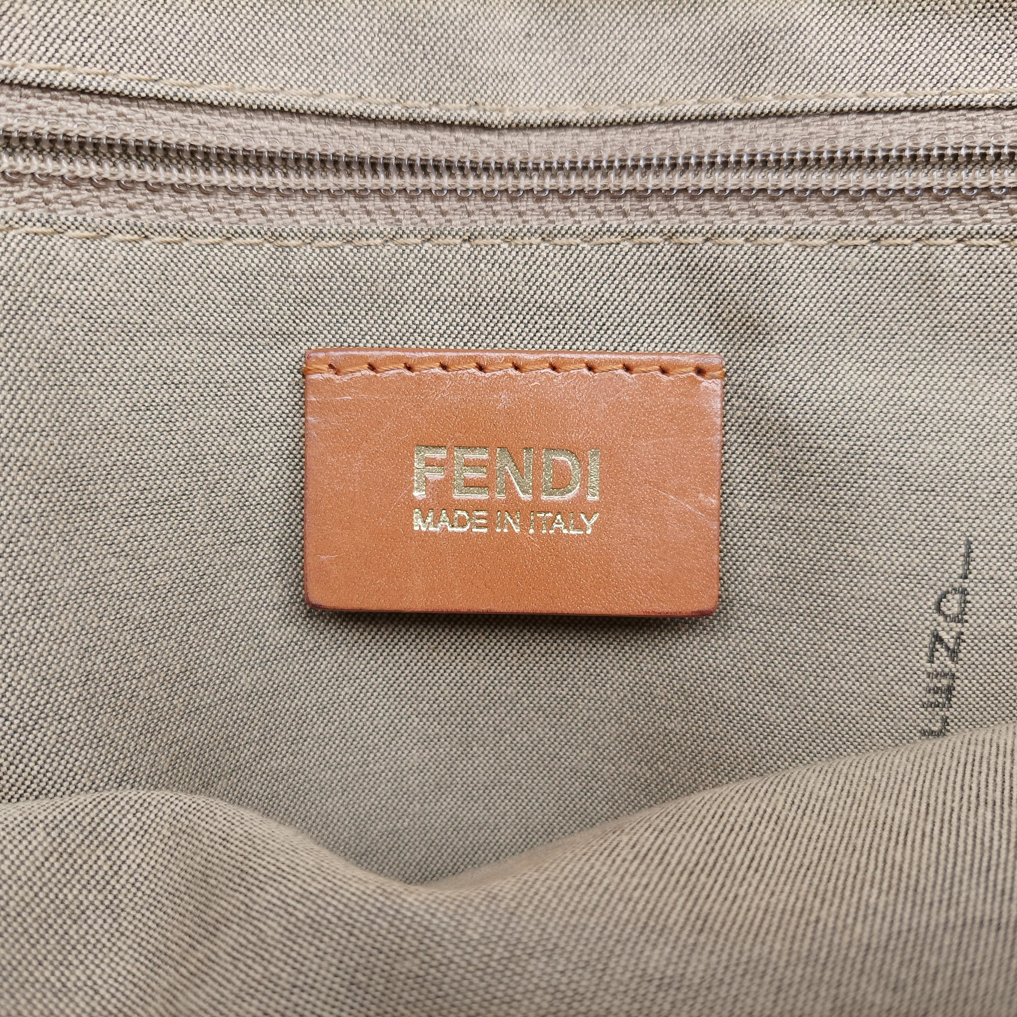 Pre-owned Fendi Mia Flap Brown Leather 8BT163 shoulderbag | stylenewstar