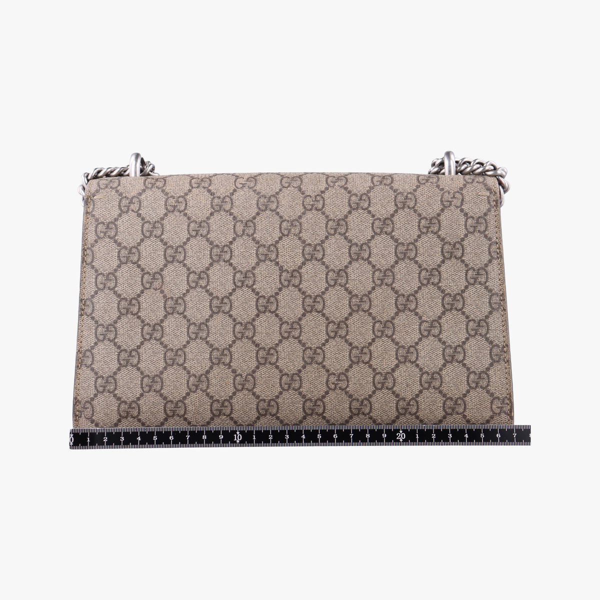 Pre-owned Gucci Dionysus Beige x Red PVC coated canvas×suede 400249 shoulderbag | stylenewstar